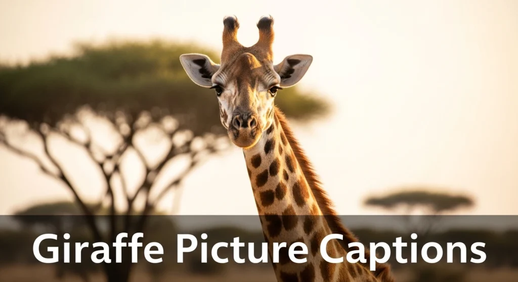 Giraffe Picture Captions