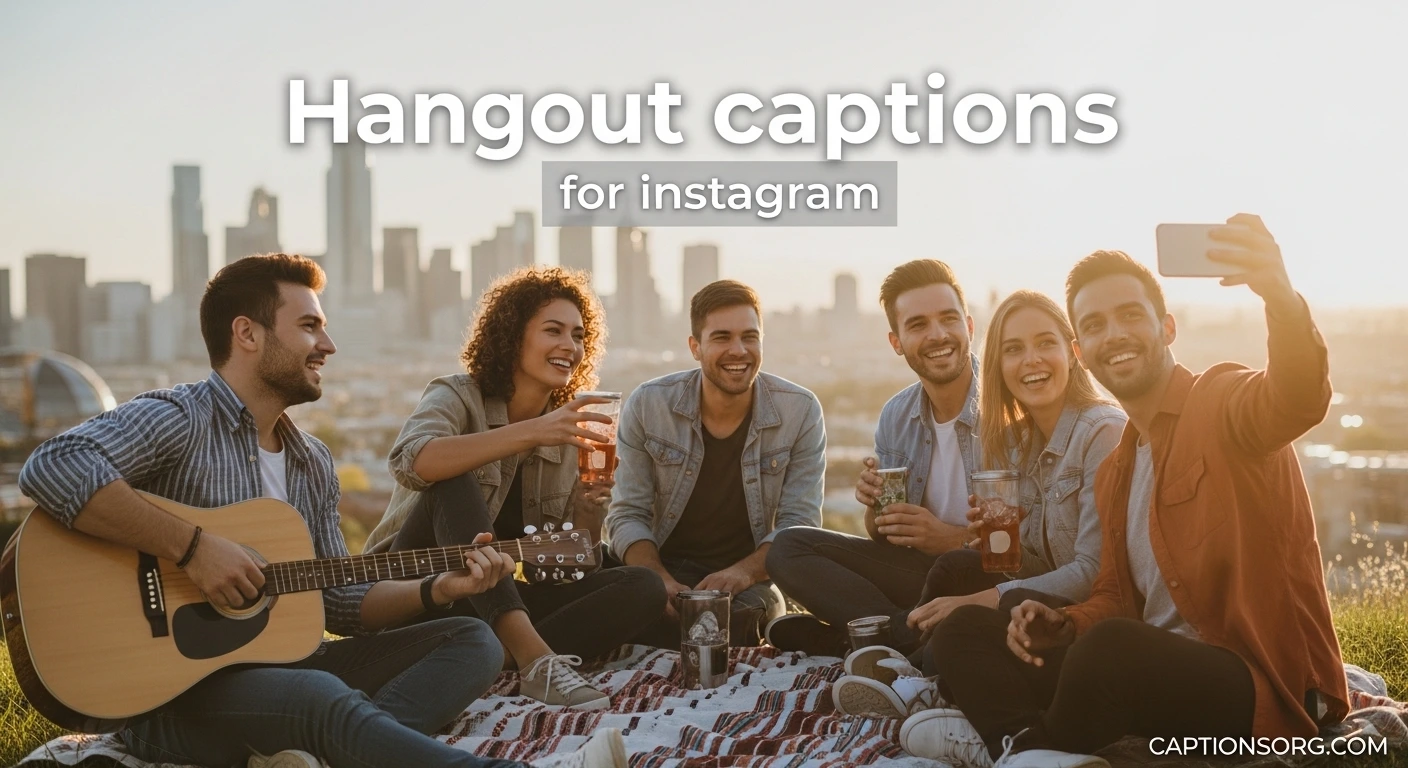 Hangout captions for instagram