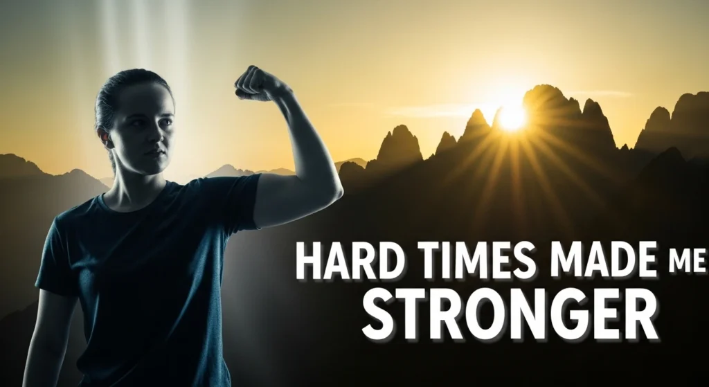 Hard Times Made Me Stronger