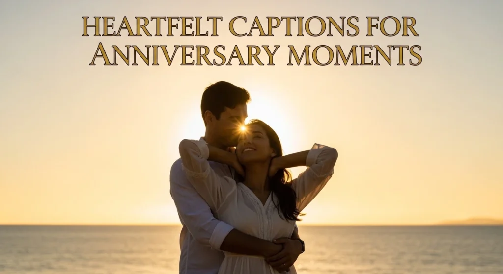 Heartfelt captions for anniversary moments