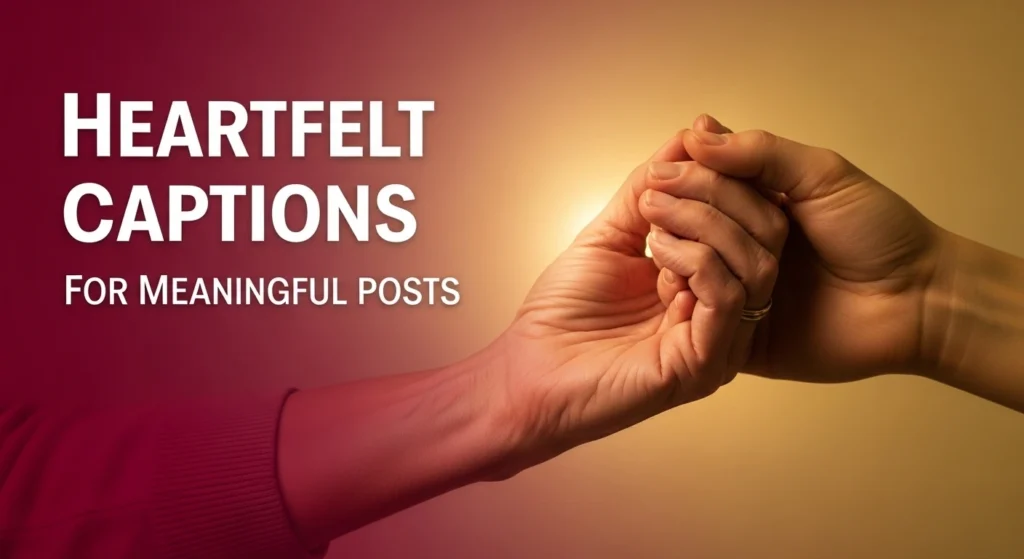 Heartfelt Captions For Meaningful Posts