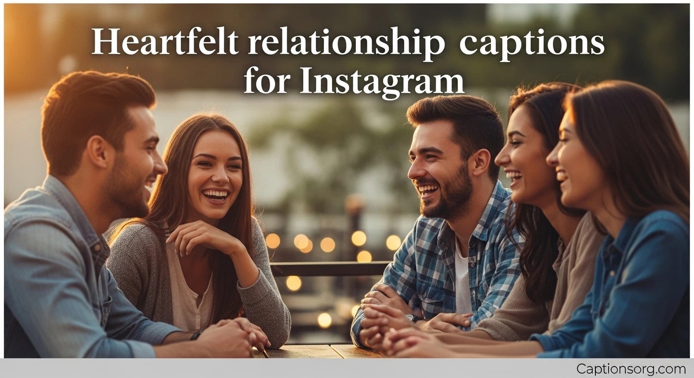 Heartfelt relationship captions for instagram