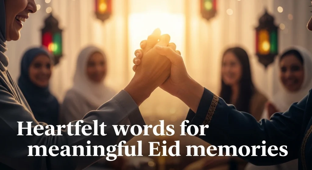 Heartfelt words for meaningful Eid memories