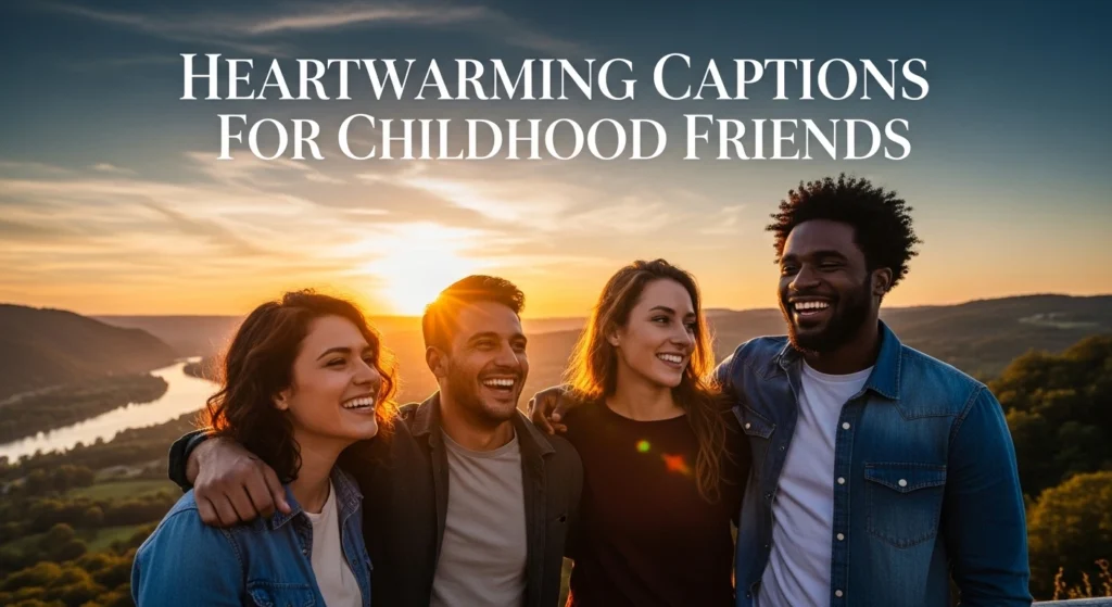 Heartwarming Captions For Childhood Friends