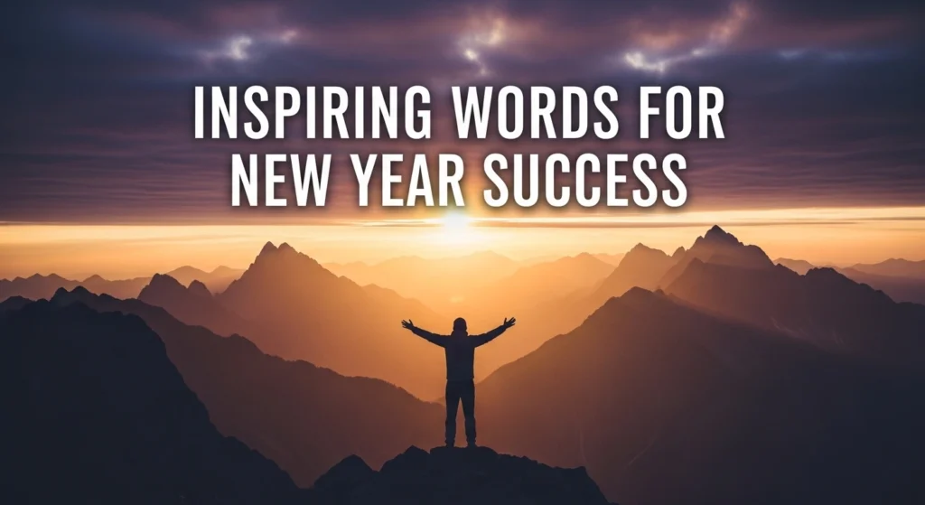 Inspiring Words for New Year Success