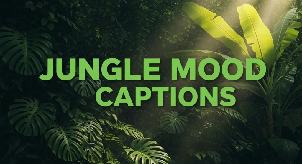 Jungle Mood Captions