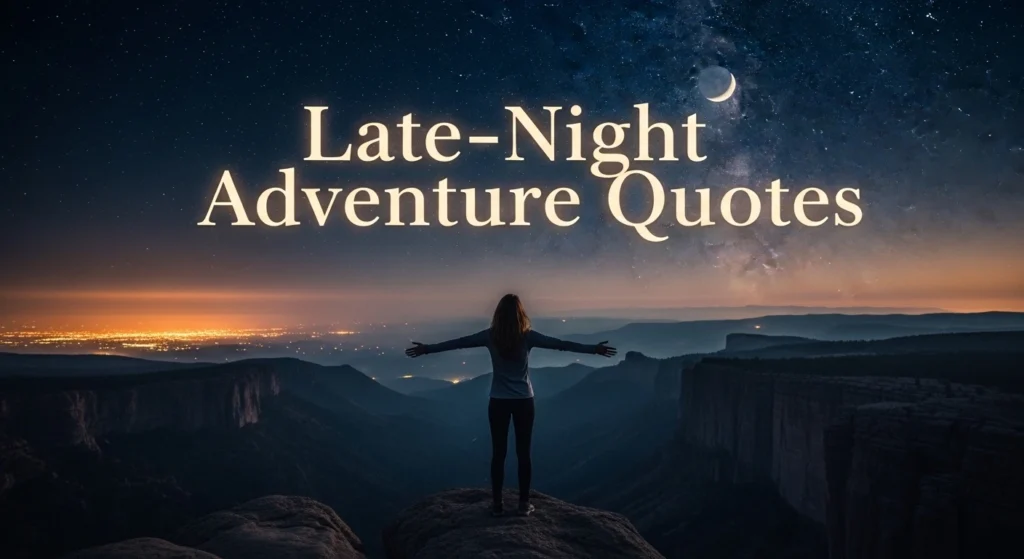Late-Night Adventure Quotes