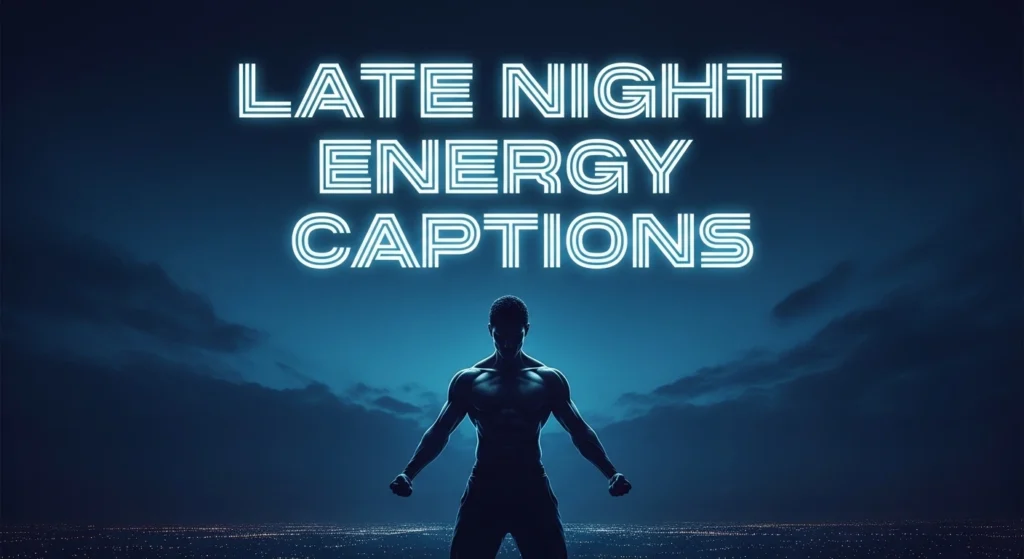Late Night Energy Captions