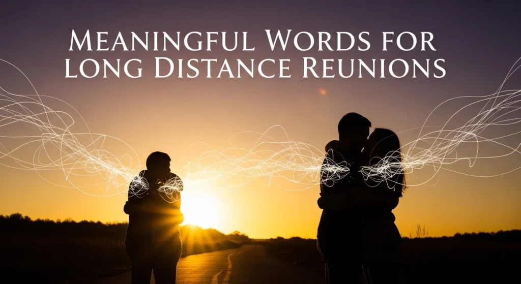 Meaningful Words for Long Distance Reunions