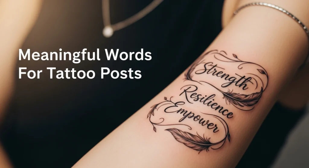 Meaningful Words For Tattoo Posts