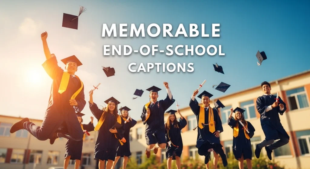 Memorable End-of-School Captions
