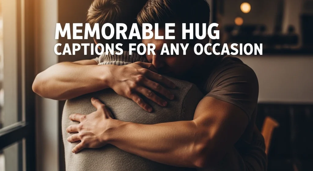 Memorable Hug Captions for Any Occasion