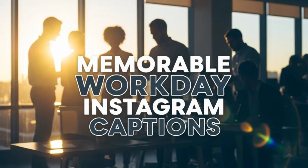 Memorable Workday Instagram Captions