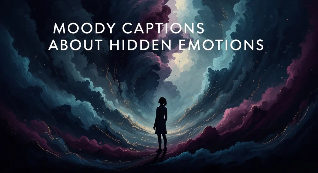 Moody Captions About Hidden Emotions