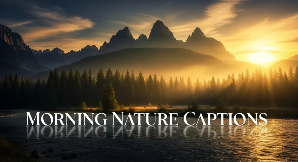 Morning Nature Captions