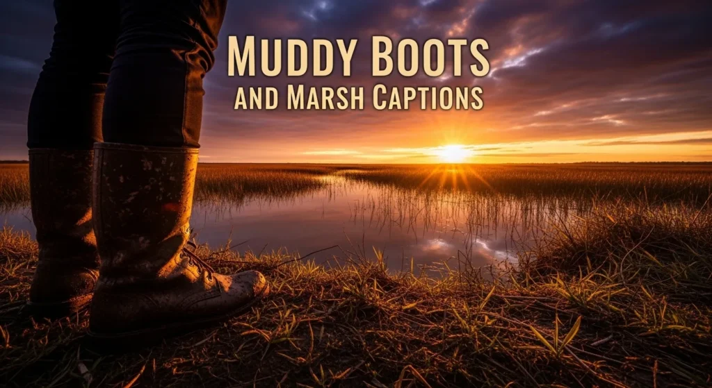 Muddy Boots and Marsh Captions