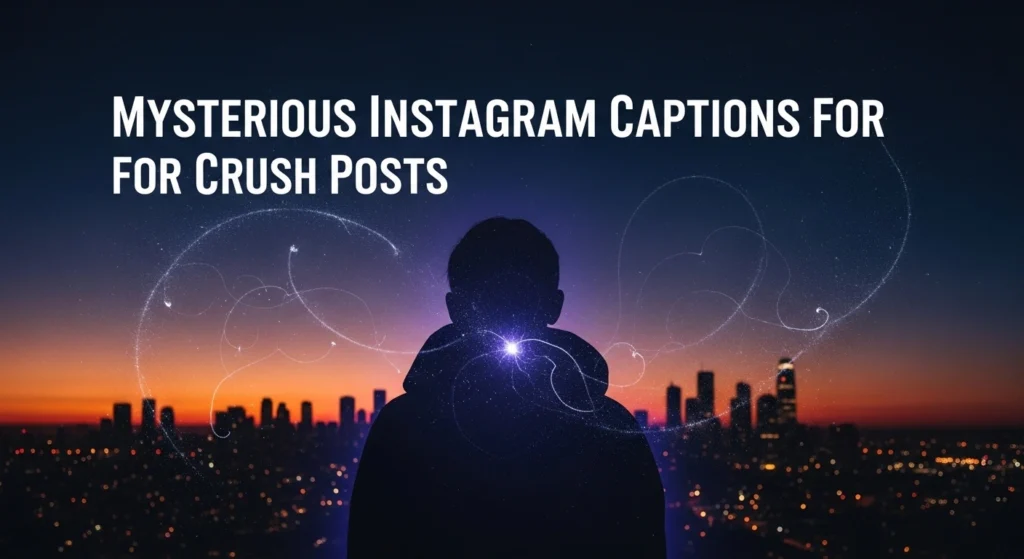 Mysterious Instagram Captions For Crush Posts