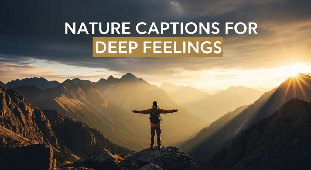 Nature Captions for Deep Feelings