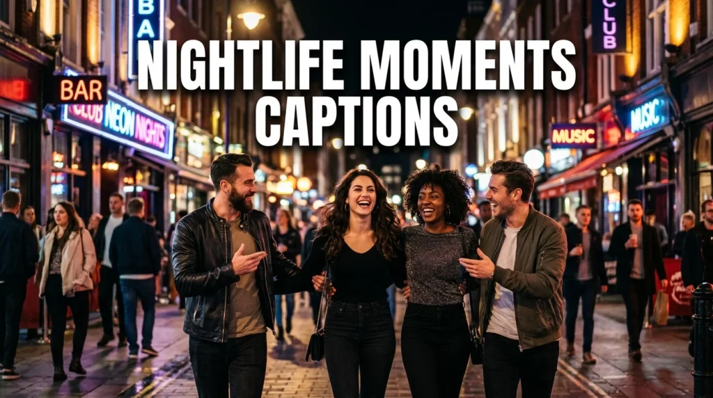 Nightlife Moments Captions