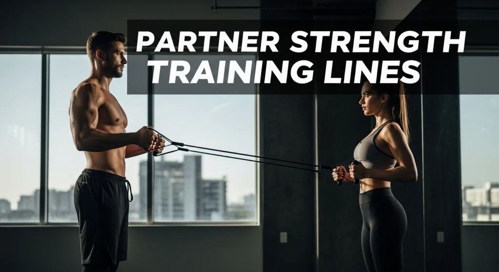 Partner Strength Training Lines