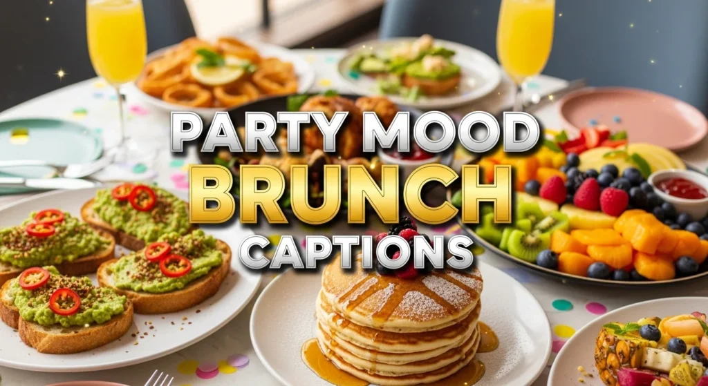 Party Mood Brunch Captions