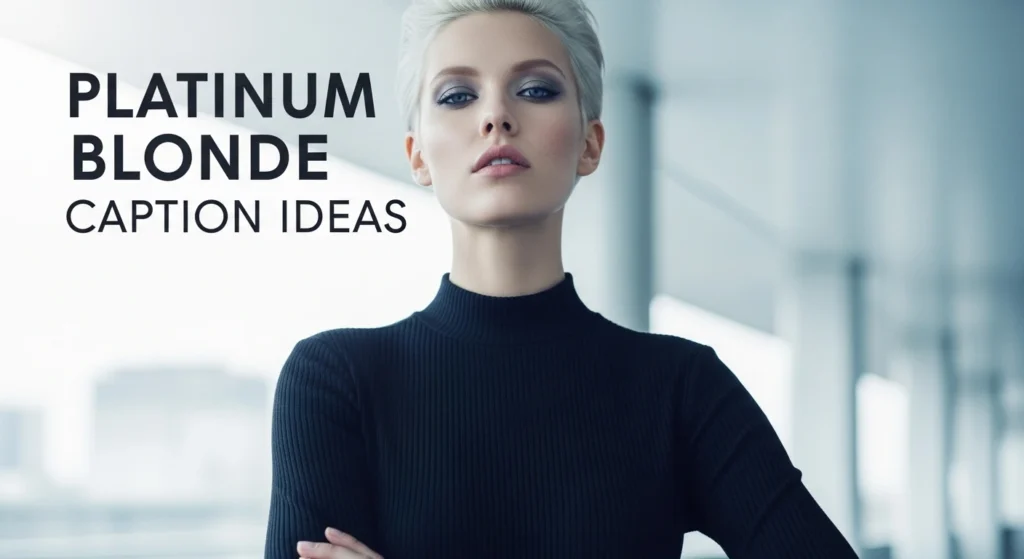 Platinum Blonde Caption Ideas