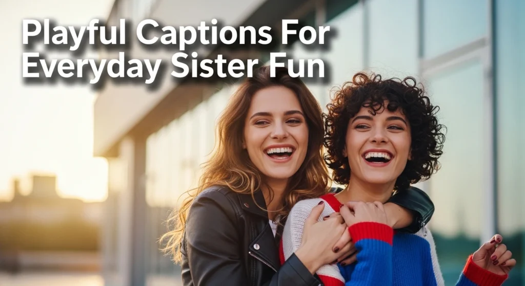 Playful Captions For Everyday Sister Fun