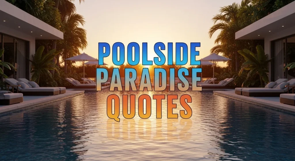Poolside Paradise Quotes