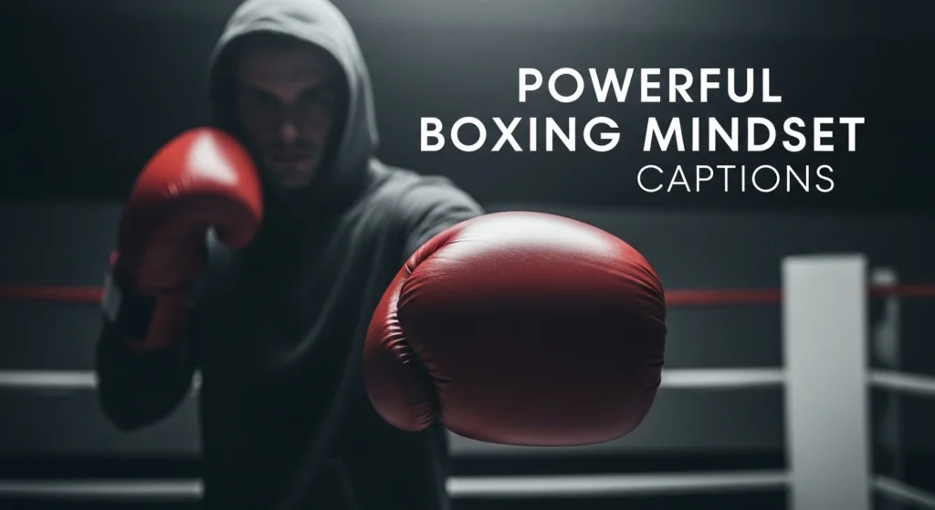 Powerful Boxing Mindset Captions