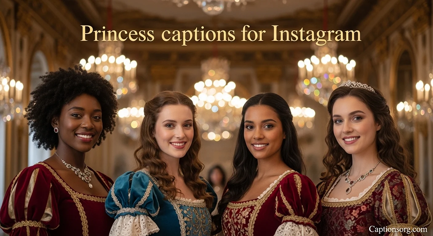 Princess captions for instagram