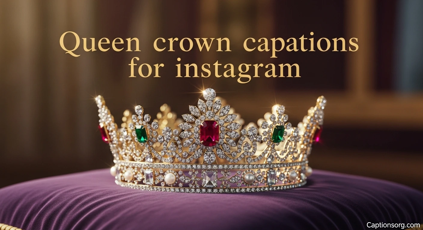 Queen crown captions for instagram