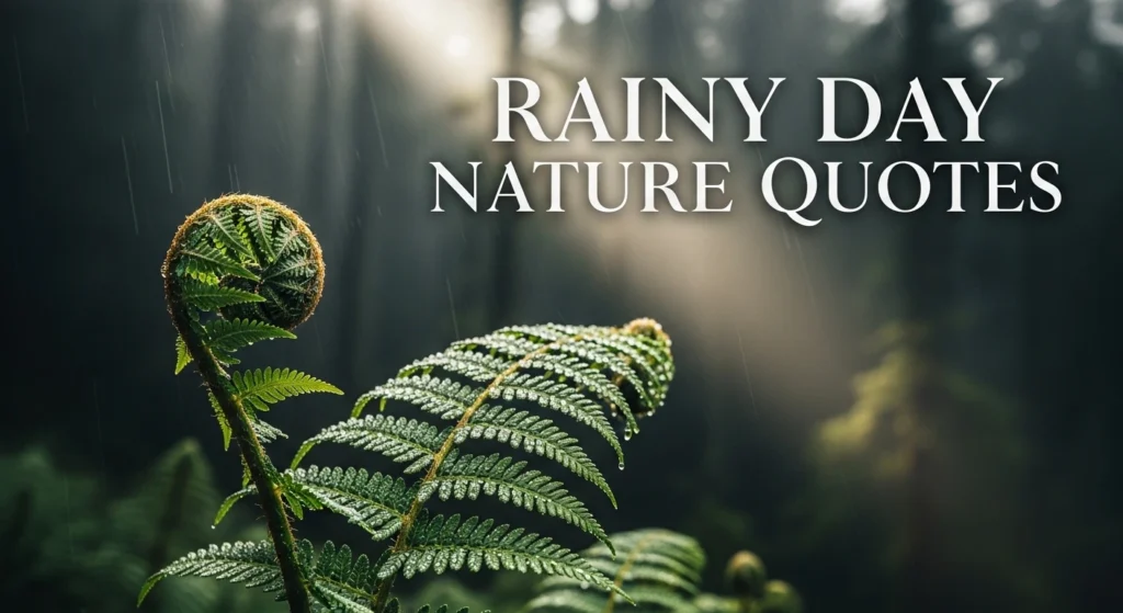Rainy Day Nature Quotes