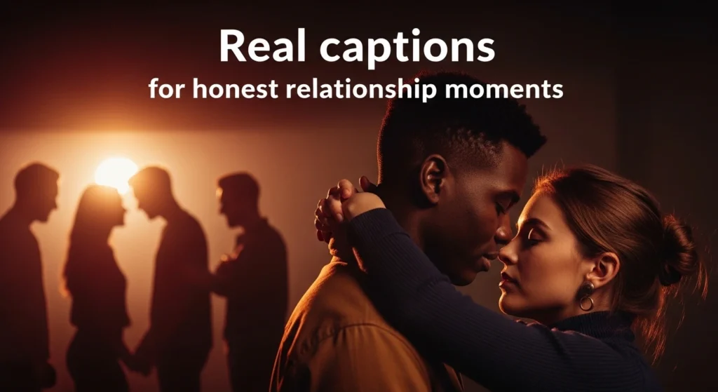 Real captions for honest relationship moments
