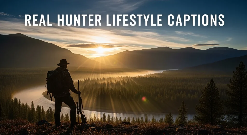 Real Hunter Lifestyle Captions