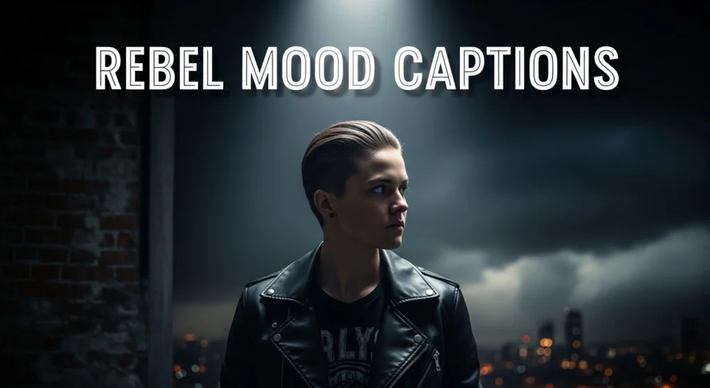 Rebel Mood Captions
