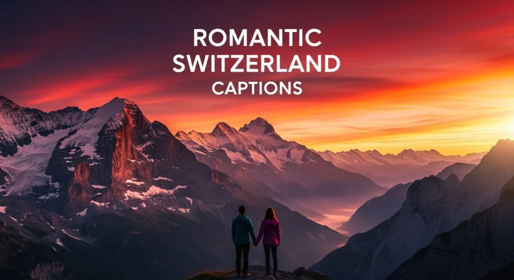 Romantic Switzerland Captions