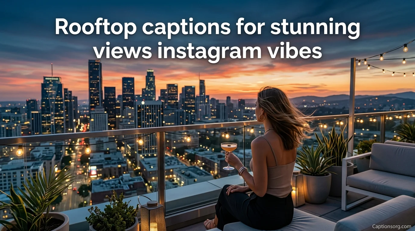801+ Rooftop captions for stunning views instagram vibes
