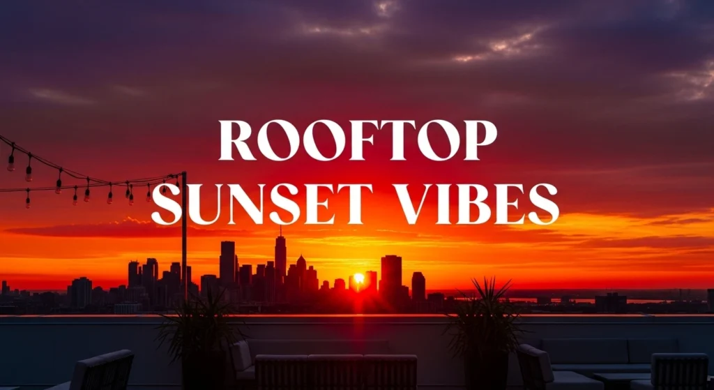 Rooftop Sunset Vibes