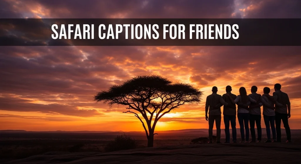 Safari Captions For Friends