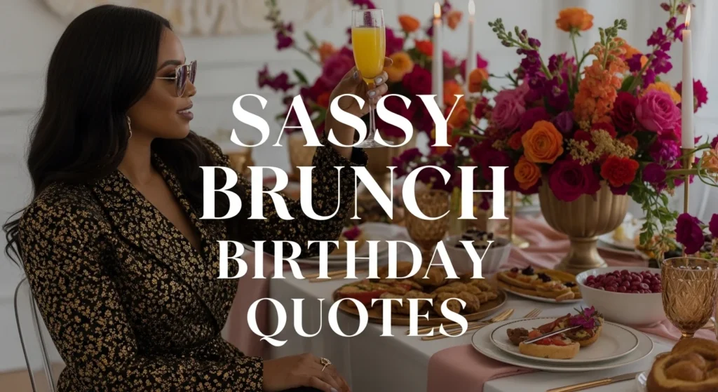 Sassy Brunch Birthday Quotes