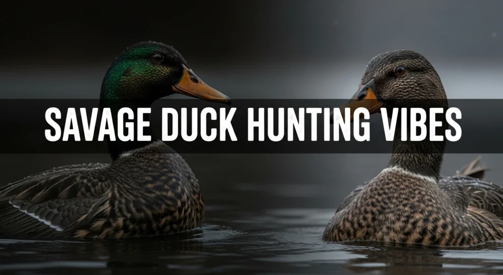 Savage Duck Hunting Vibes