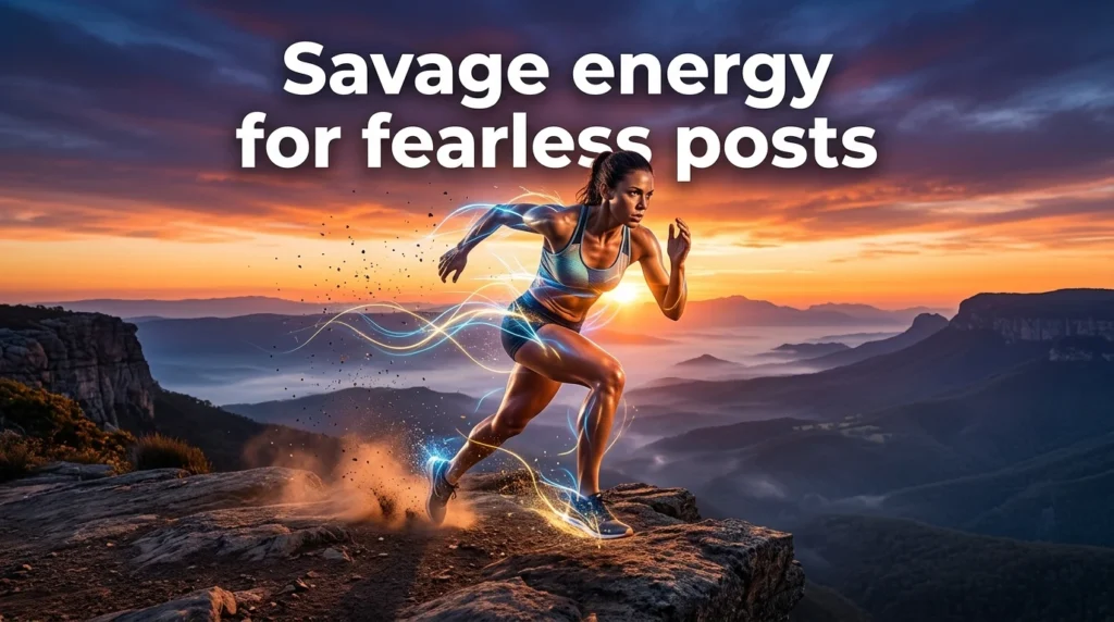 Savage energy for fearless posts