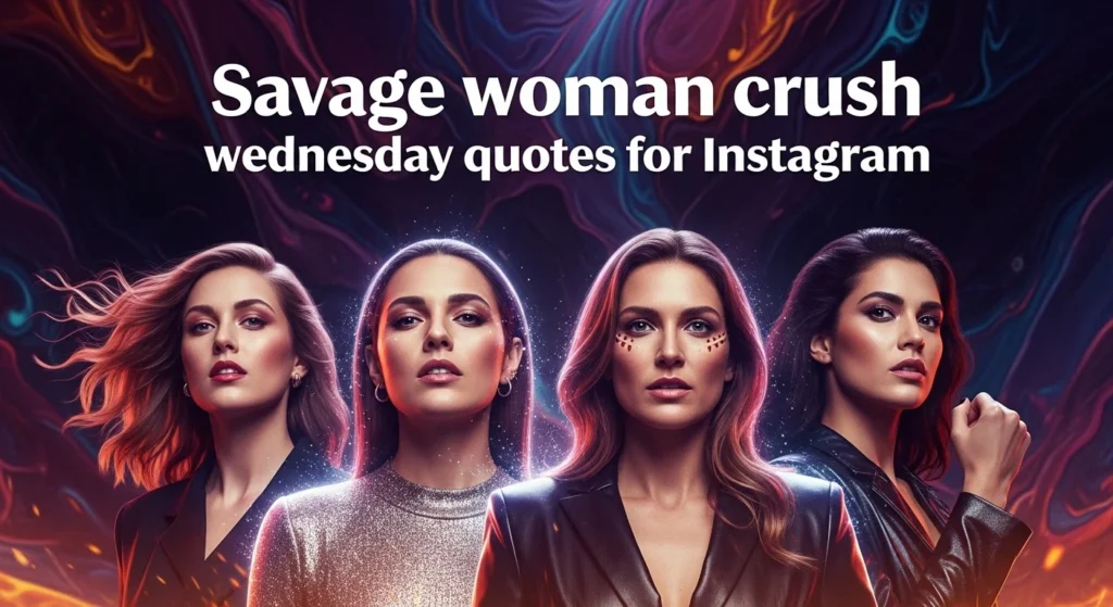 Savage woman crush wednesday quotes for Instagram