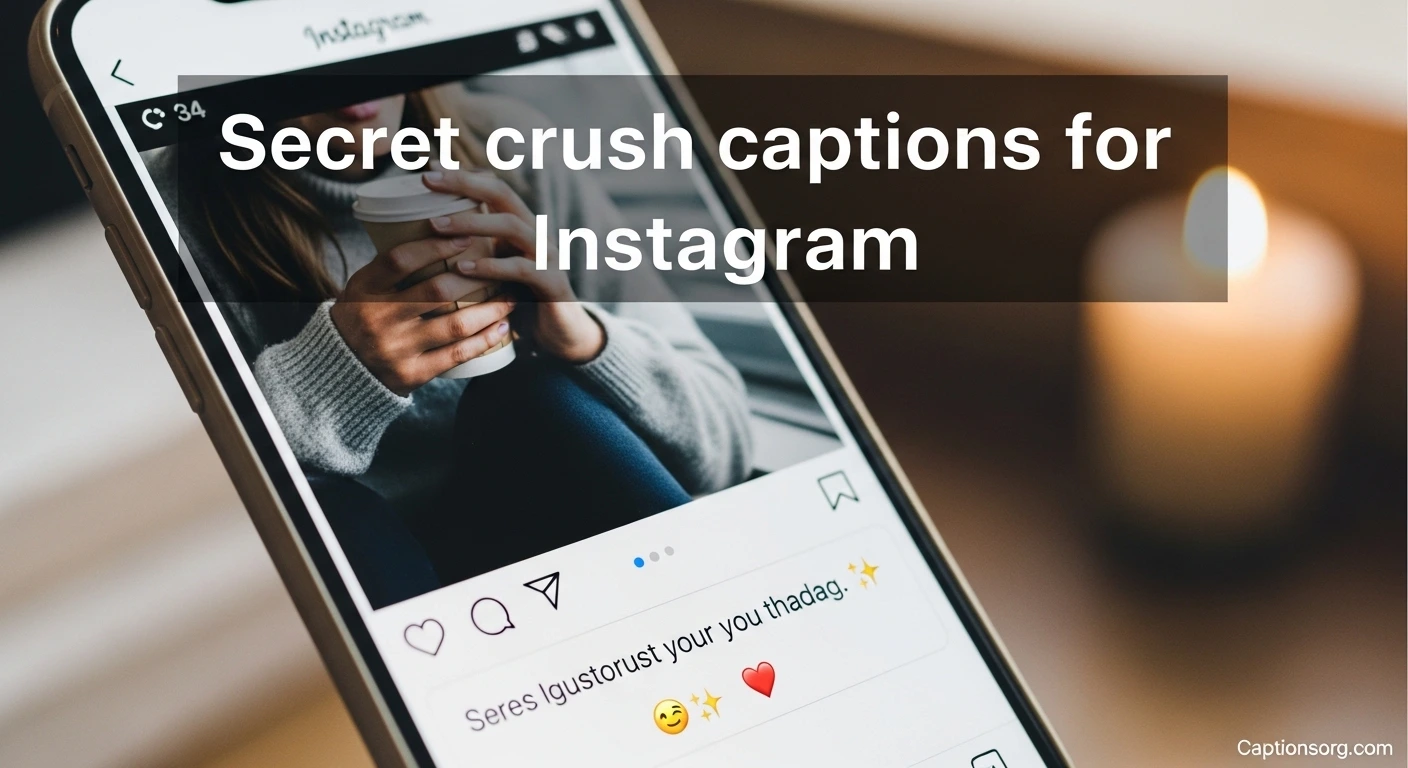 Secret crush captions for instagram