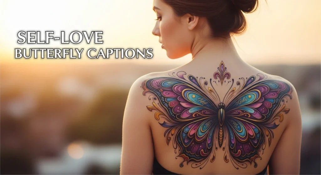 Self-Love Butterfly Captions