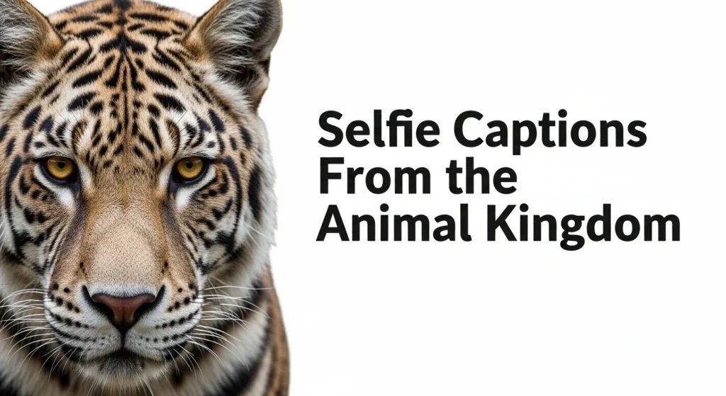 Selfie Captions From the Animal Kingdom