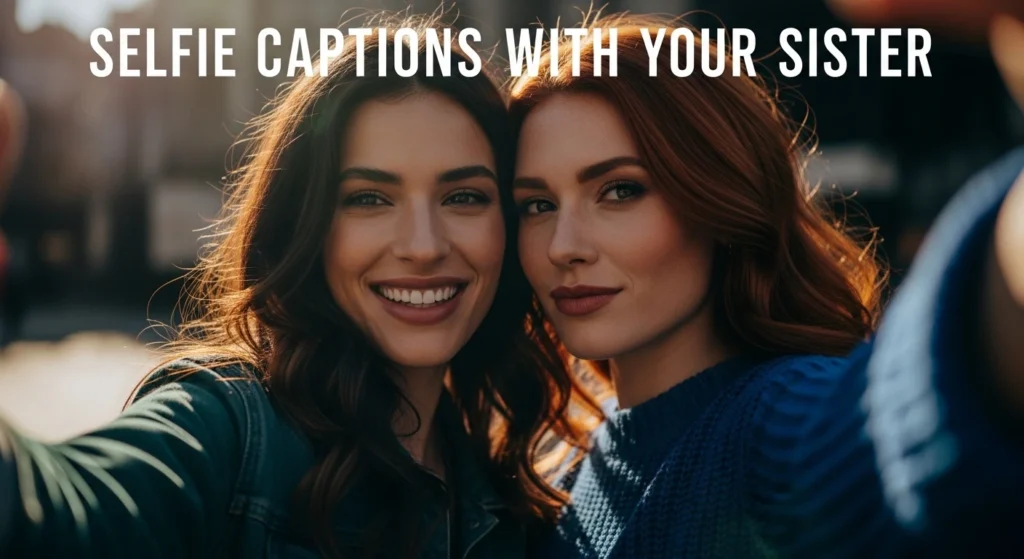 Selfie Captions With Your Sister