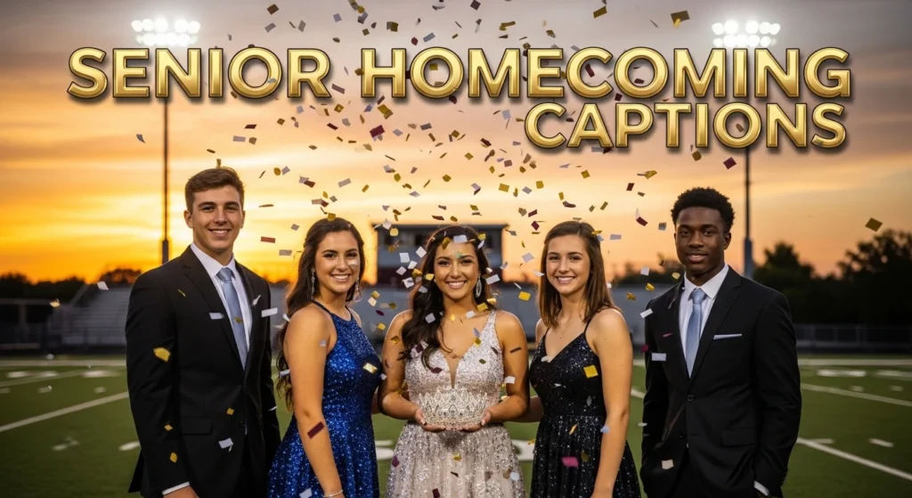 Senior Homecoming Captions