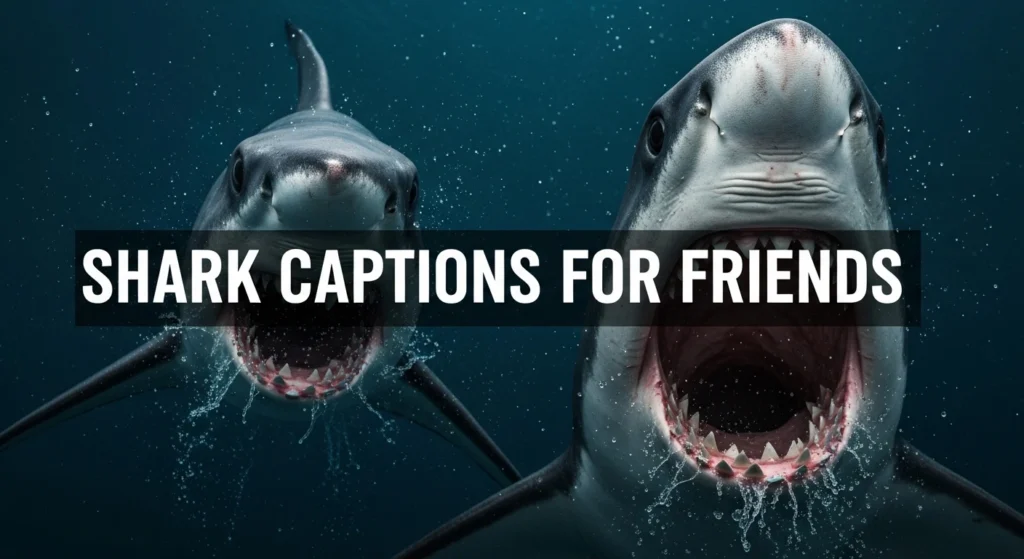 Shark Captions for Friends