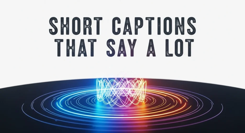 Short Captions That Say A Lot